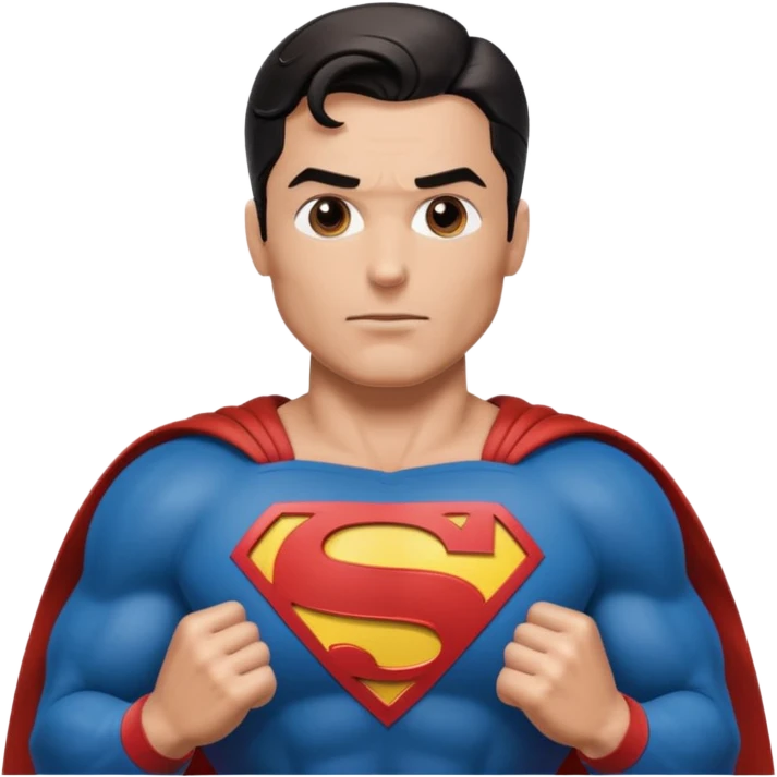 superman standing emoji
