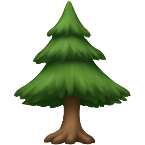 Pine tree emoji