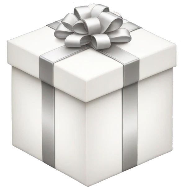 white dior gift box  emoji
