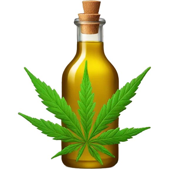 aceite cannabis emoji
