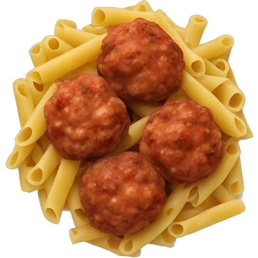 Pasta and meatballs  emoji