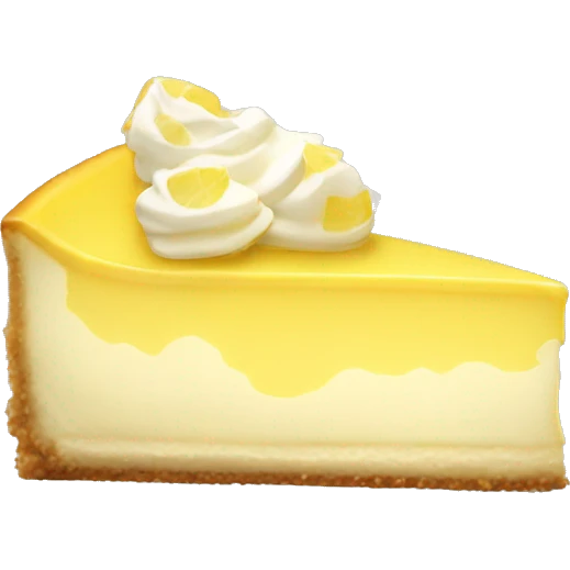 lemon cheesecake  emoji