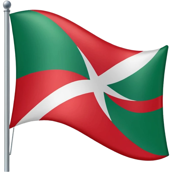 Drapeau basque imoji emoji