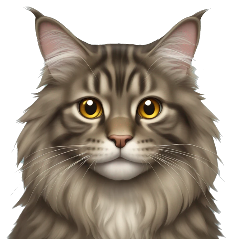 Maine coon cat emoji