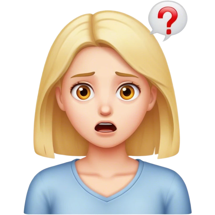 Girl Sharing shooking news emoji