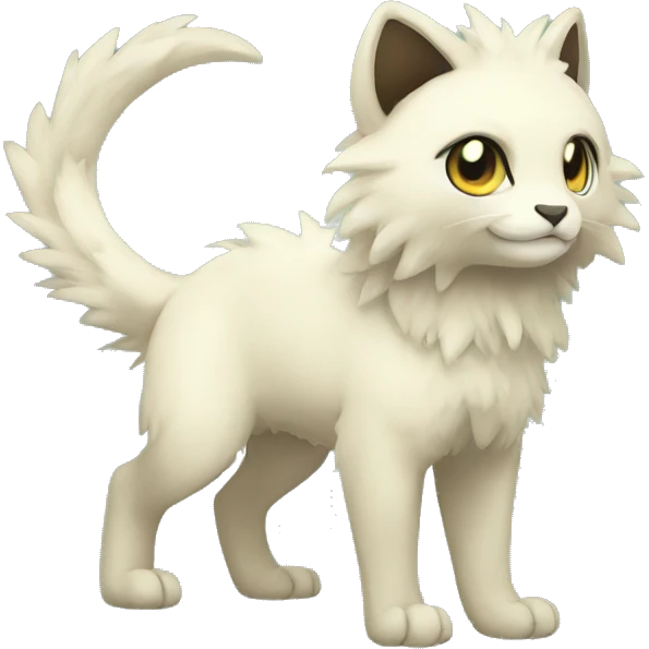 Cute cool animal hybrid Fakemon full body emoji