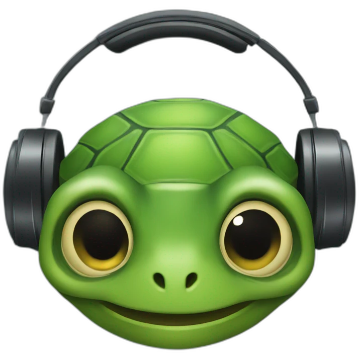 dj turtle emoji