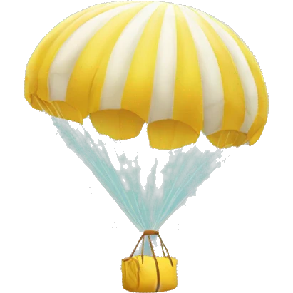 parachute emoji