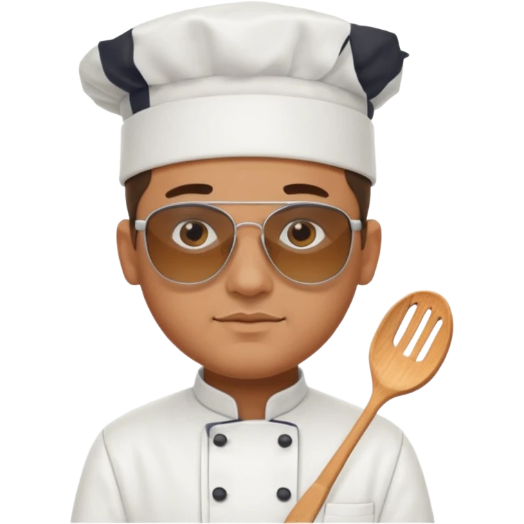 man Chef with sunglasses emoji