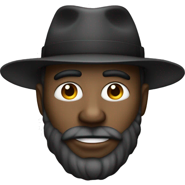 Homem de máscara e boné  emoji
