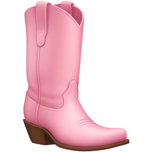 light pink cowboy boot emoji
