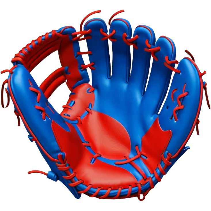 baseball glove (#00A3E0) and red (#F9423A) emoji