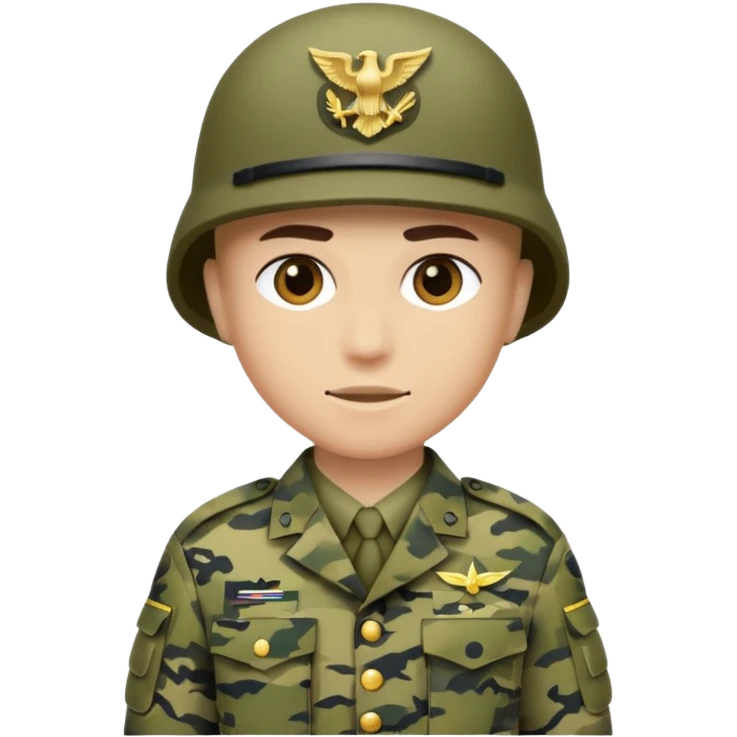 military special uniform emoji
