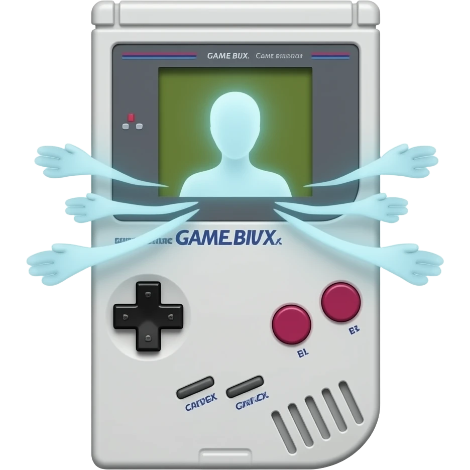 spirit coming out of a gameboy emoji