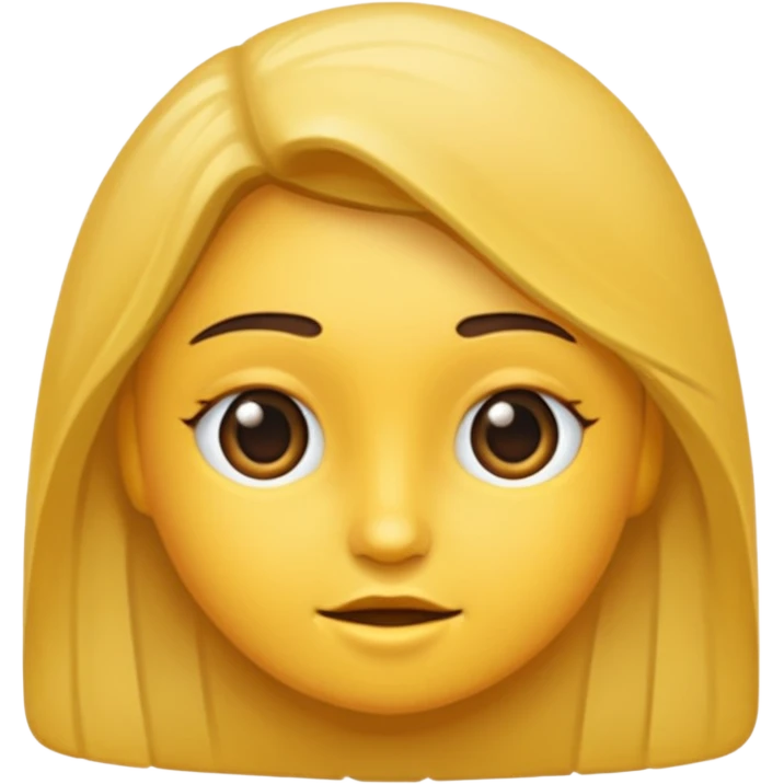 Девушка грустит emoji