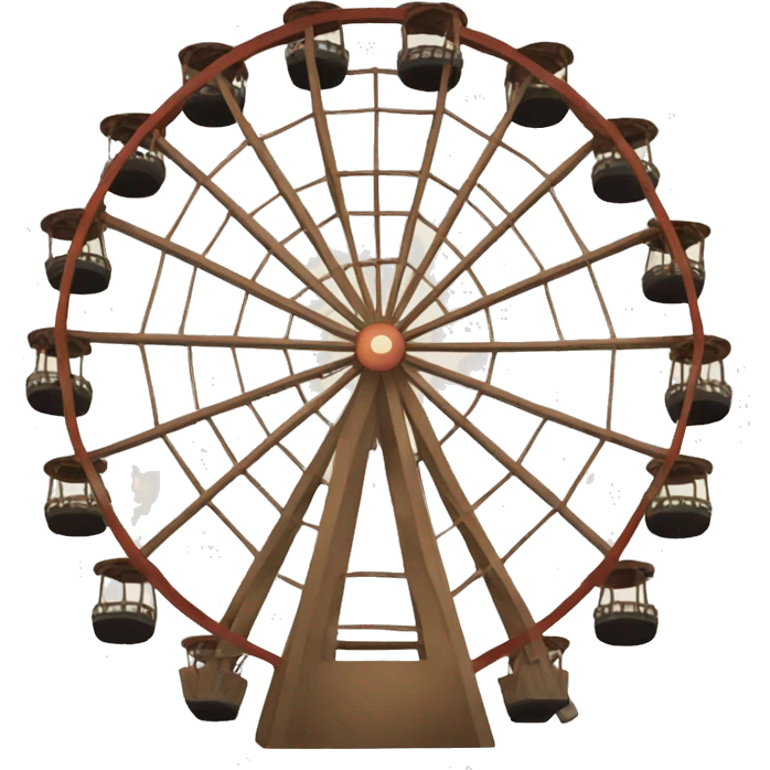 brown vintage ferris wheel  emoji