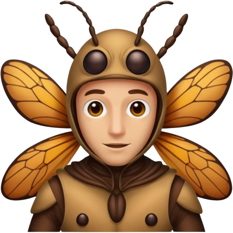 insect costumed man emoji