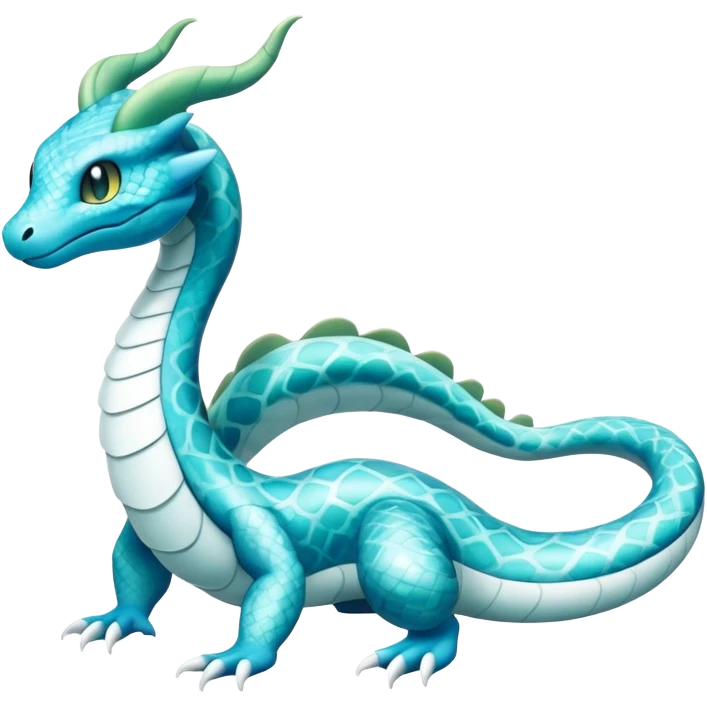 Seviper-Dragonair-Dratini-hybrid, full body, 4 legs emoji