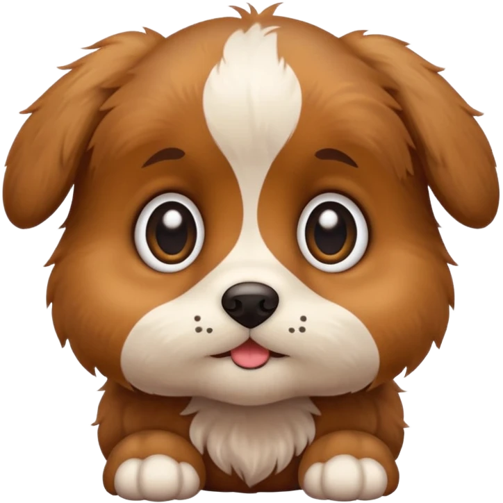 Puppy with big eyes emoji