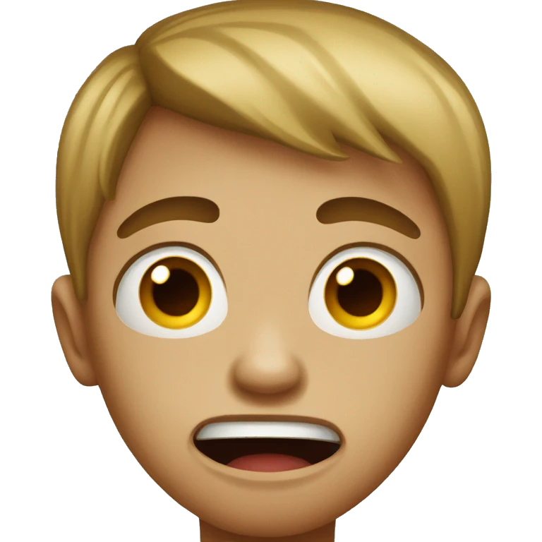 scared kid emoji