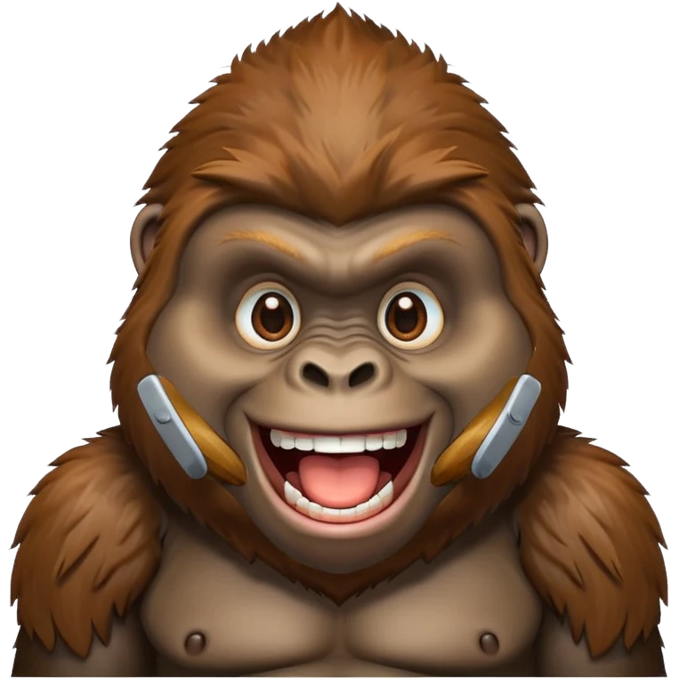 funny gorilla  emoji