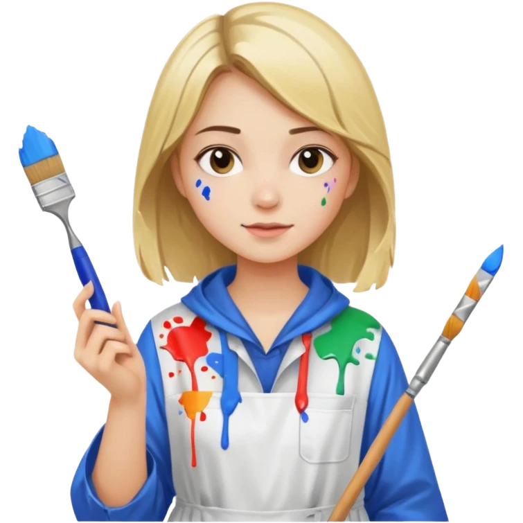 girl painter emoji