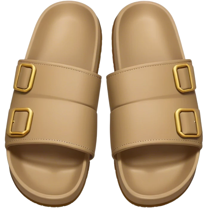 yeezy tan slide emoji