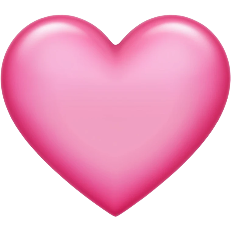 A glowing pink heart emoji