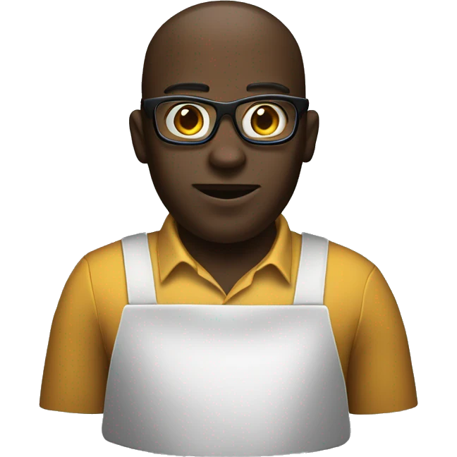 African geek cooking computer code emoji