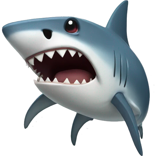 sobbing shark emoji