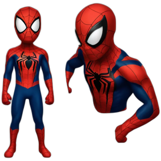 spiderman with venom suit emoji