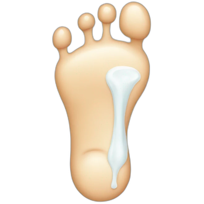 Foot milk emoji