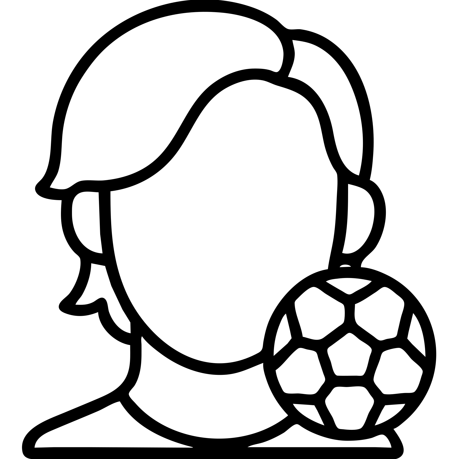 Add a football element to the Kenan Yildiz icon, keep the style minimal and outlined with no background. emoji