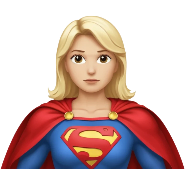 Super women blonde emoji