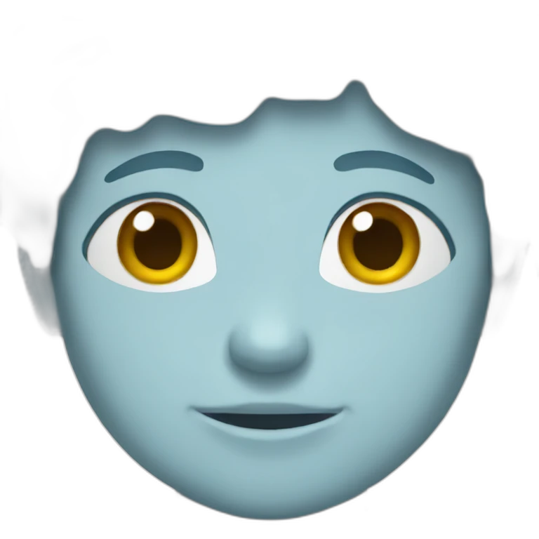 light blue emoji