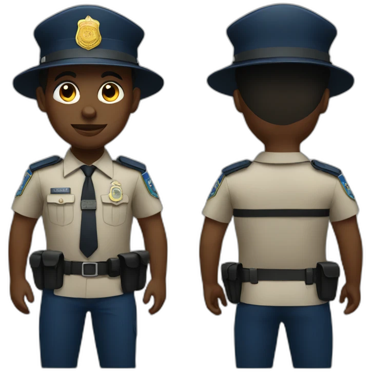 afrikan police emoji