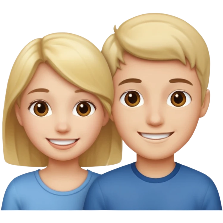 Nude girl and boy emoji