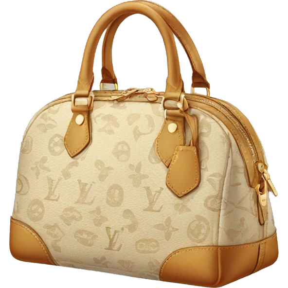LV hand bag emoji