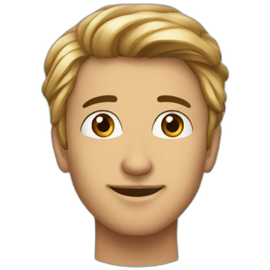 فتاة مع اعين بنيات وشعر بني وبشره بيضاء مائلة للقمحية emoji