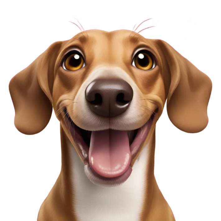 weiner dog saying happy new year  emoji