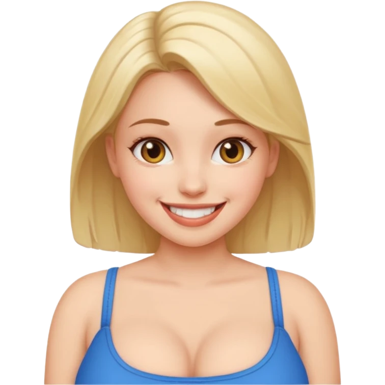 Girl with big boobs  emoji
