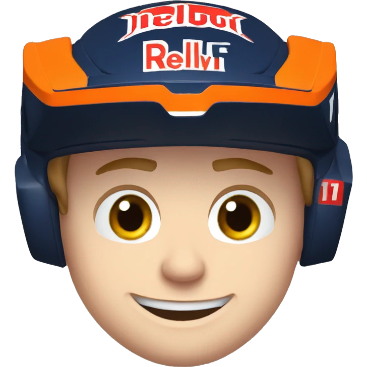 Max Verstappen in a f1 car emoji