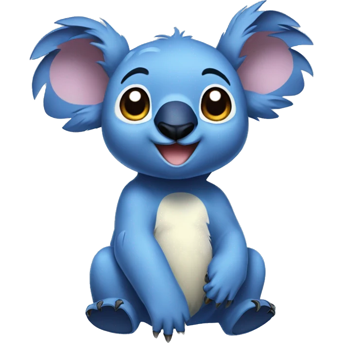 Stitch-blue-koala-Fakémon emoji