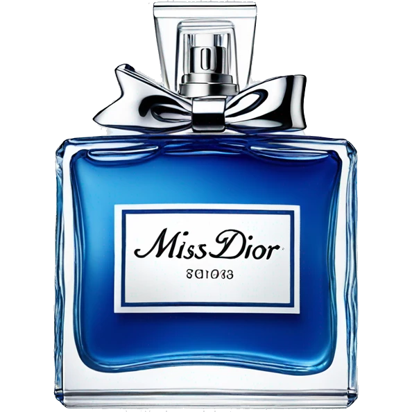 Blue Miss dior perfume emoji
