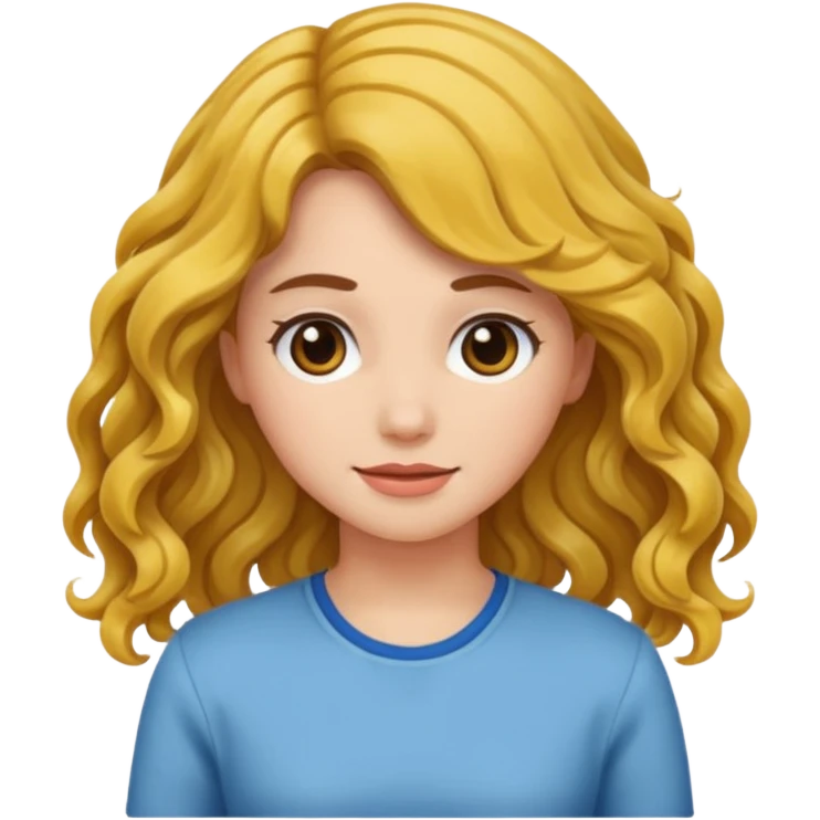 wavy-hair-young-adult-female emoji