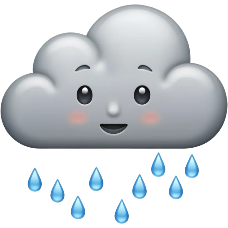 cloud rain emoji