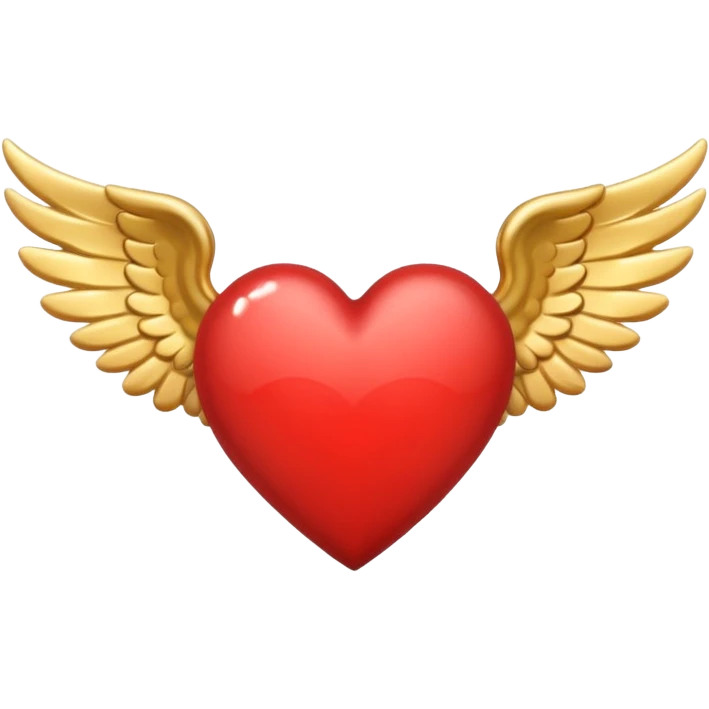 heart with angel wings emoji