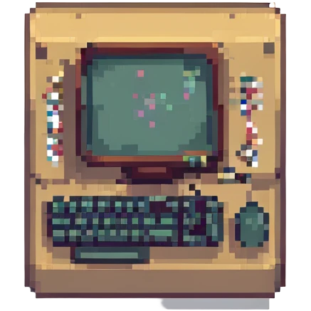 computer retro-tech aesthetic emoji