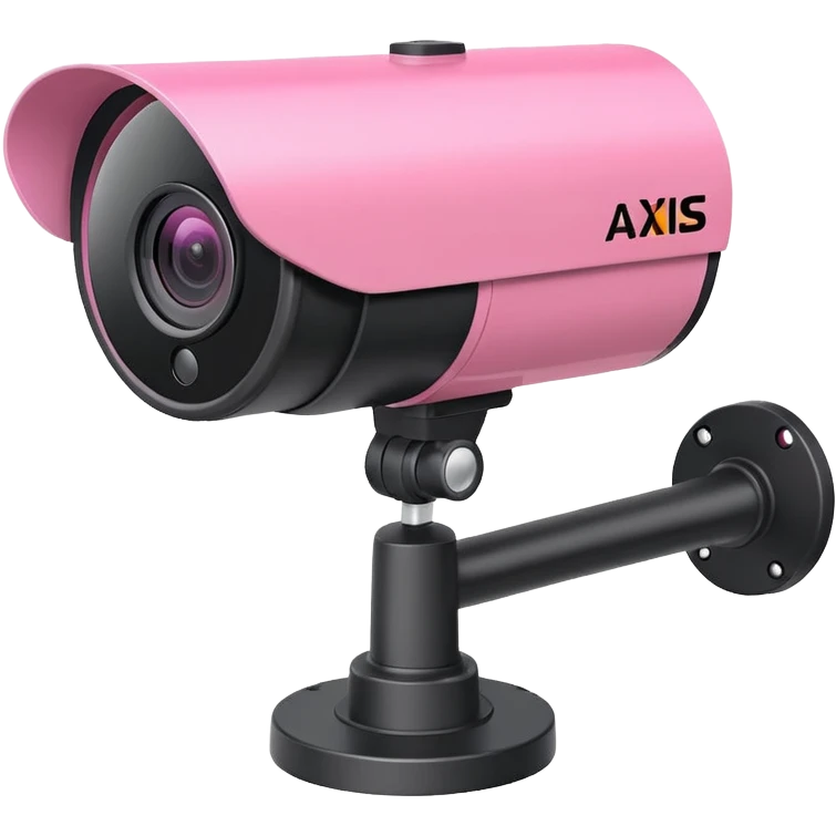 Security Camera pink Axis P1346-E emoji