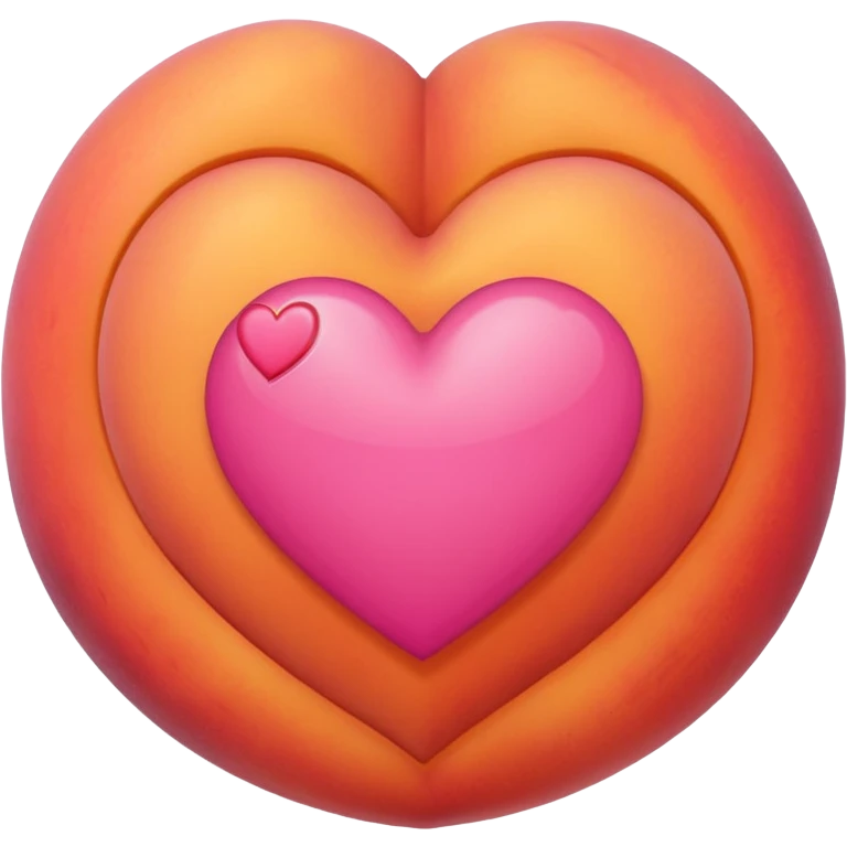 Peach sending love emoji